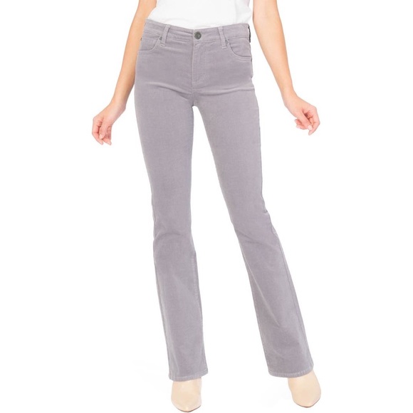 Kut from the Kloth Denim - Kut From The Kloth Karen Corduroy Baby Bootcut Jeans in Seal Grey Sz.8 NWT